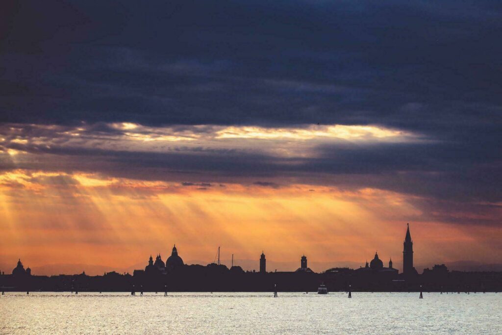 Venise au coucher de soleil