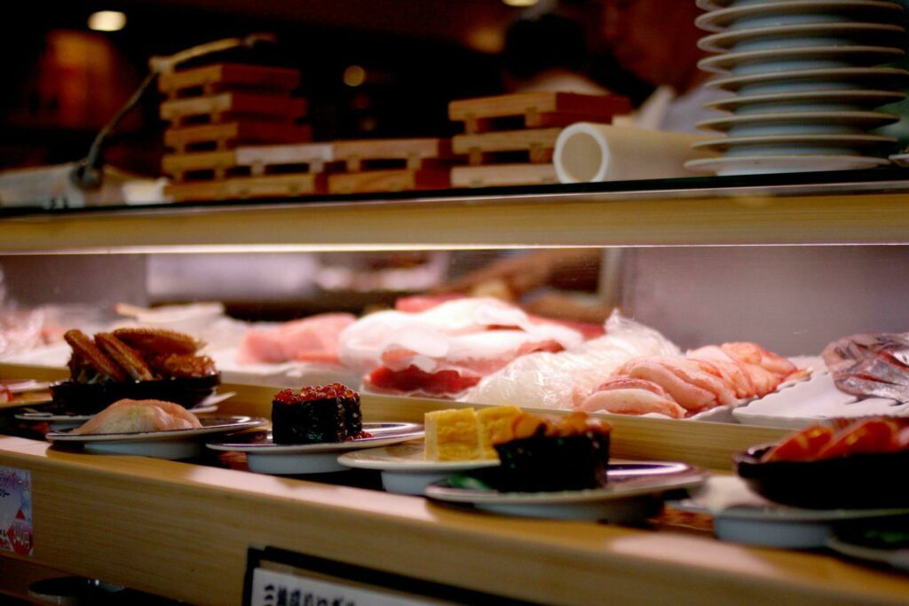 Kaiten Sushi à Tokyo