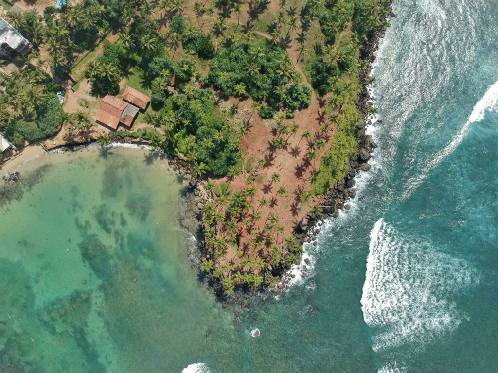 Mirissa plage au Sri Lanka