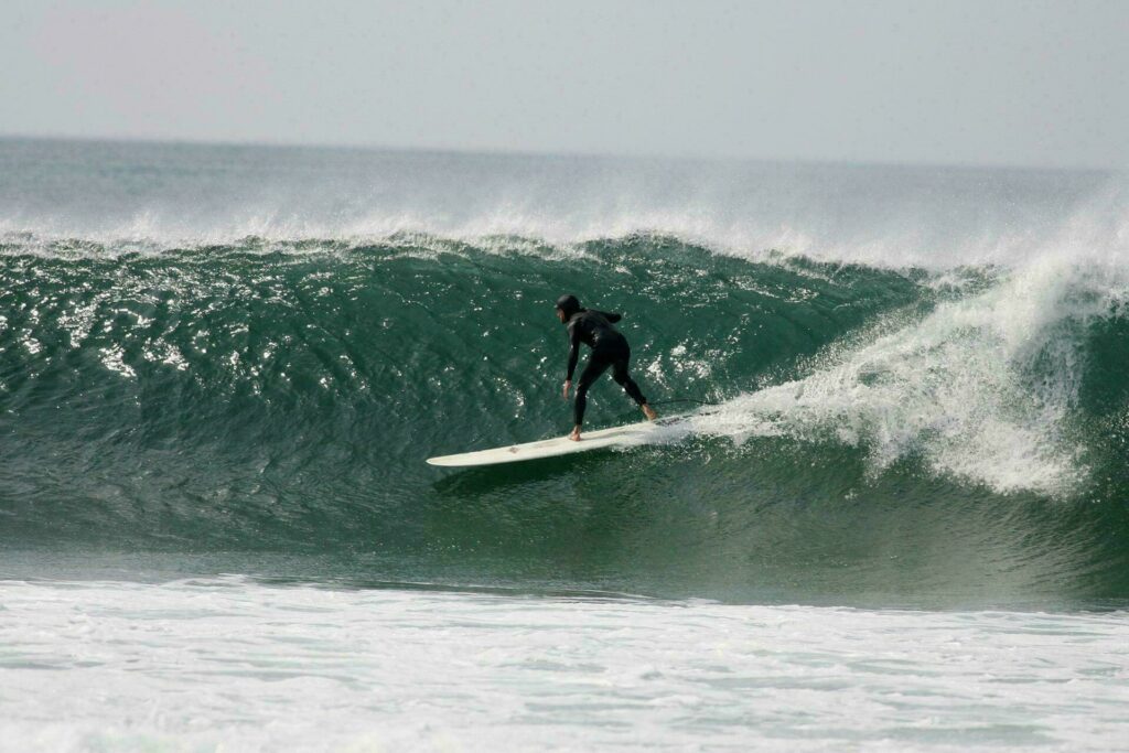 biarritz plage faire du surf