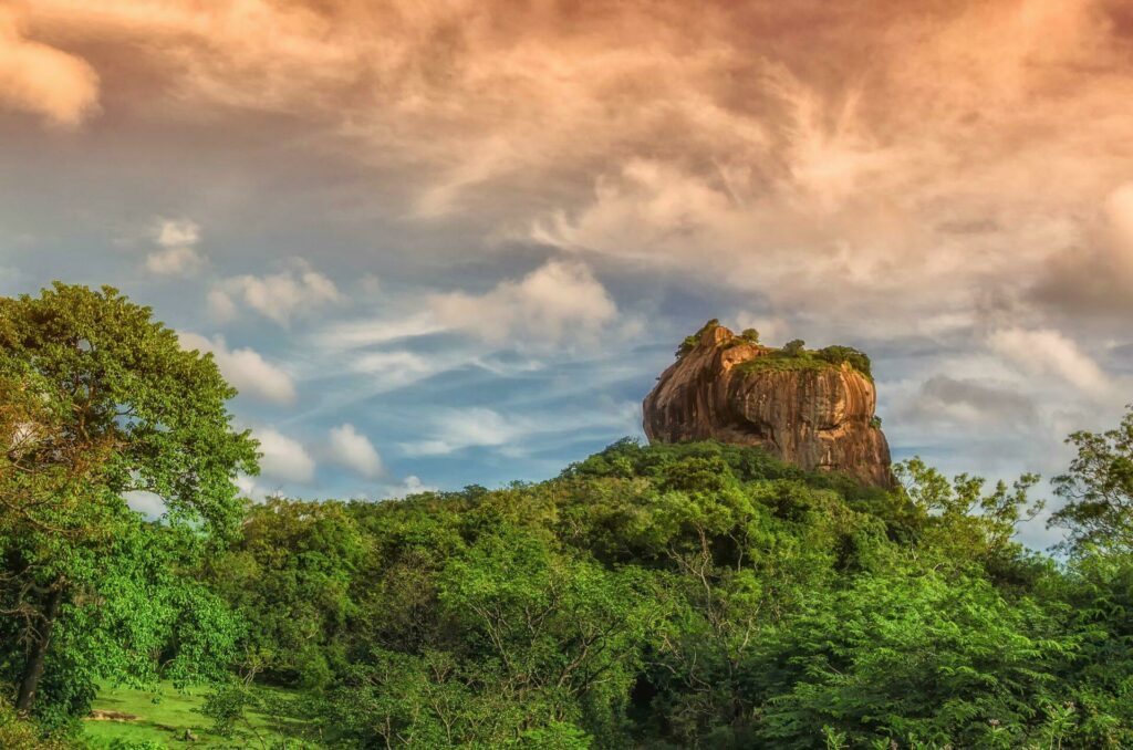 Le Rocher du lion à Sigiriya, Sri Lanka