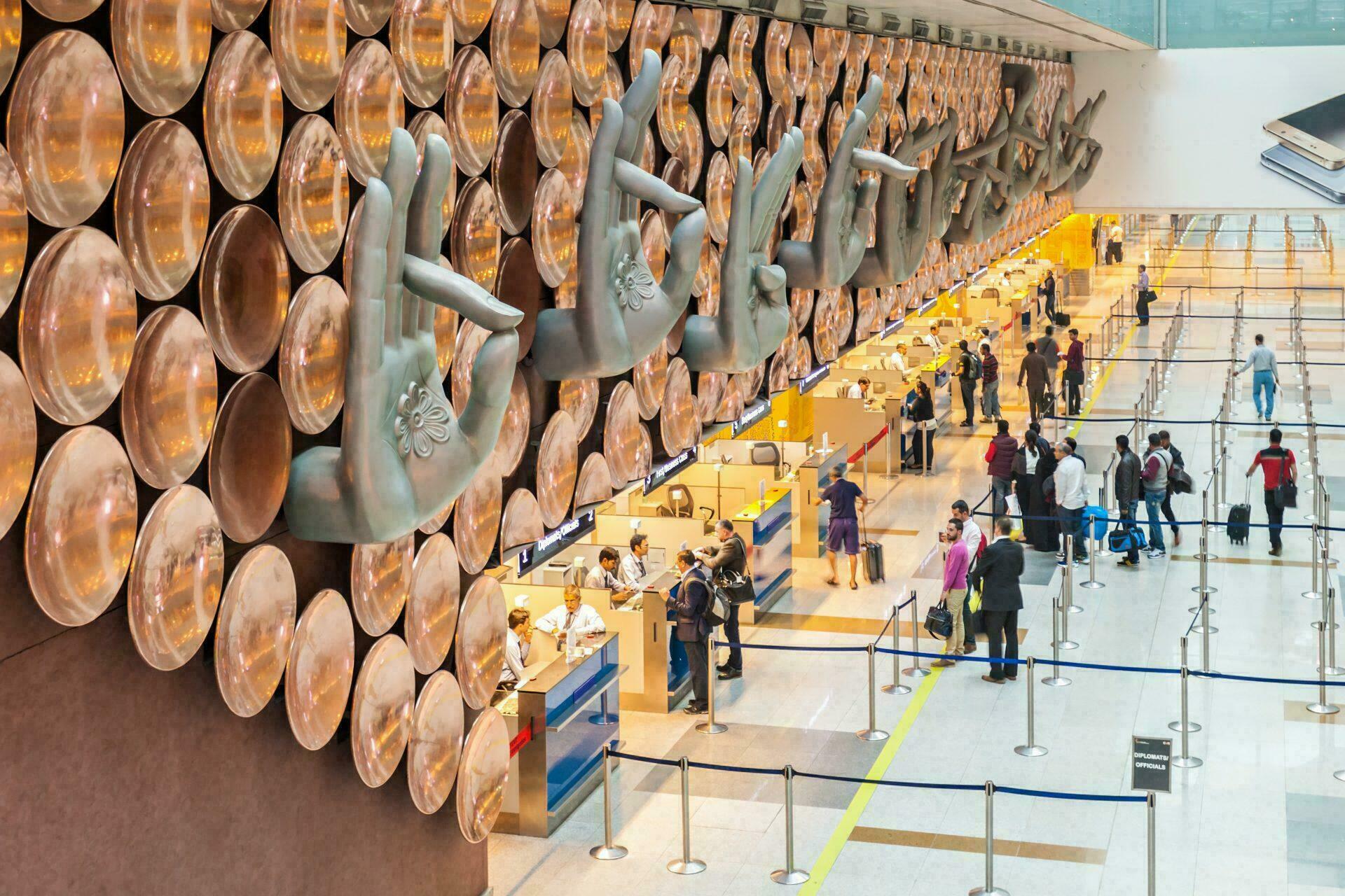 Inde Visa Aeroport international Indira Gandhi