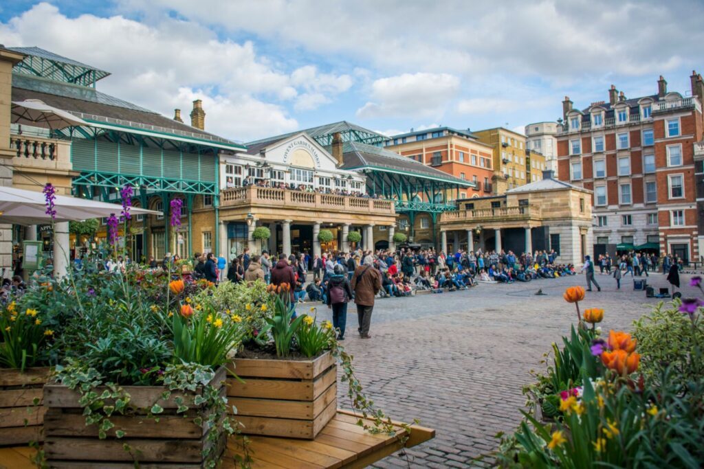Le quartier de Covent Garden, Londres