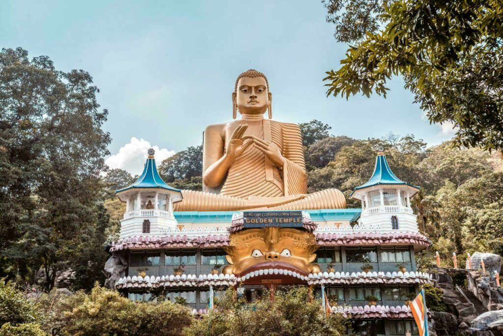 Le temple d'Or de Dambulla, Sri Lanka