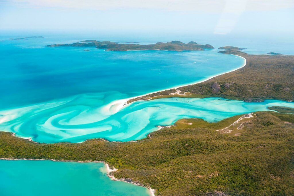 Whitehaven plages d'Australie