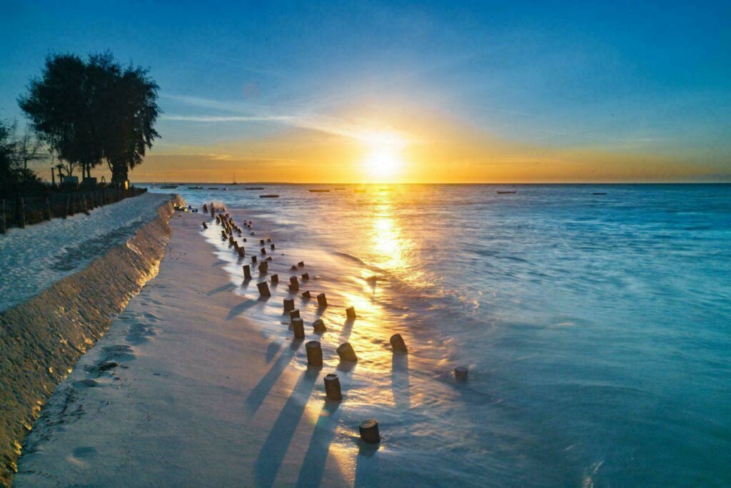 Coucher de soleil sur Zanzibar