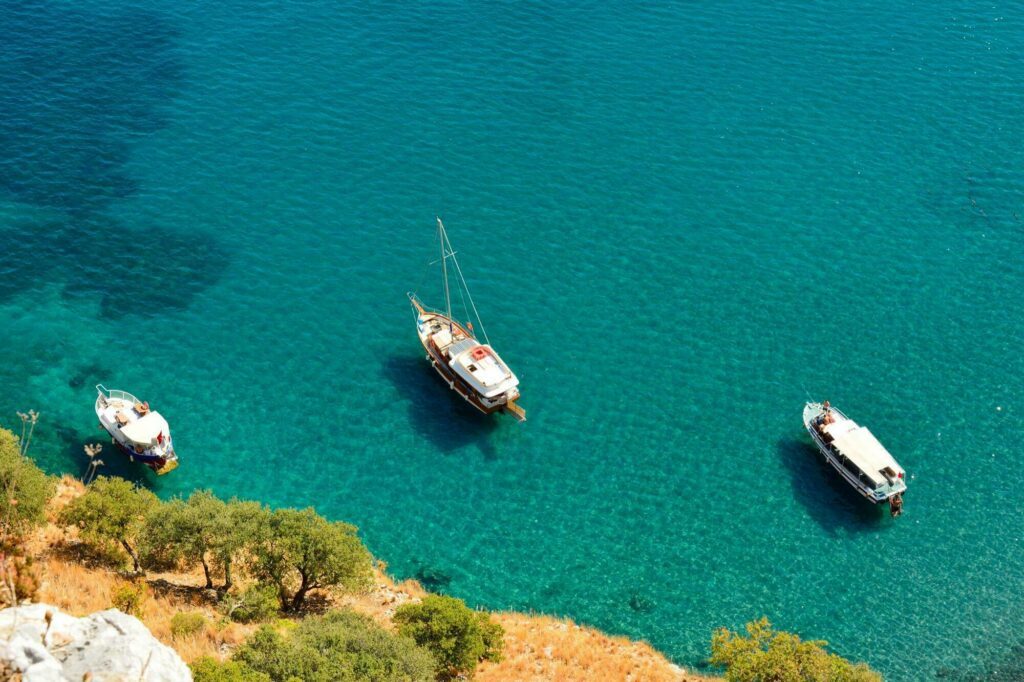İzmir körfezi ve çevresinde tekne turu