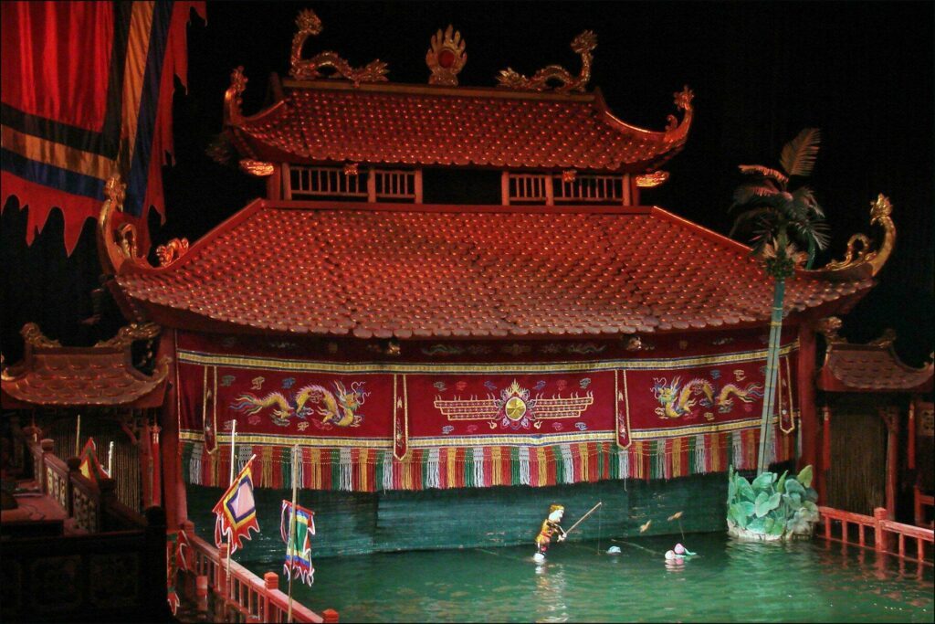 Théâtre de marionnettes sur l'eau