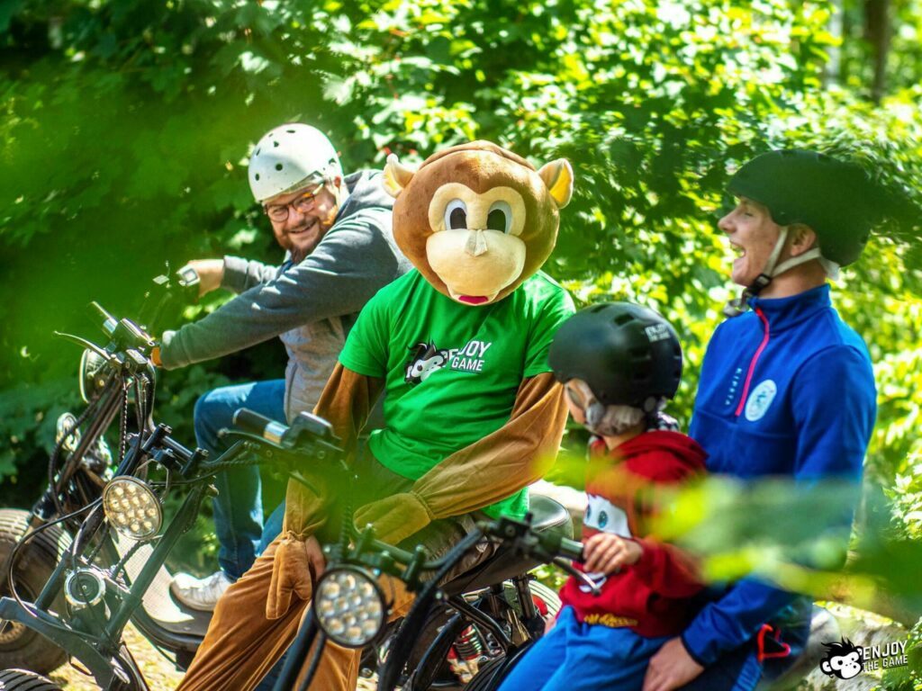 Trottinette électrique au Parc Marcel Cabiddu