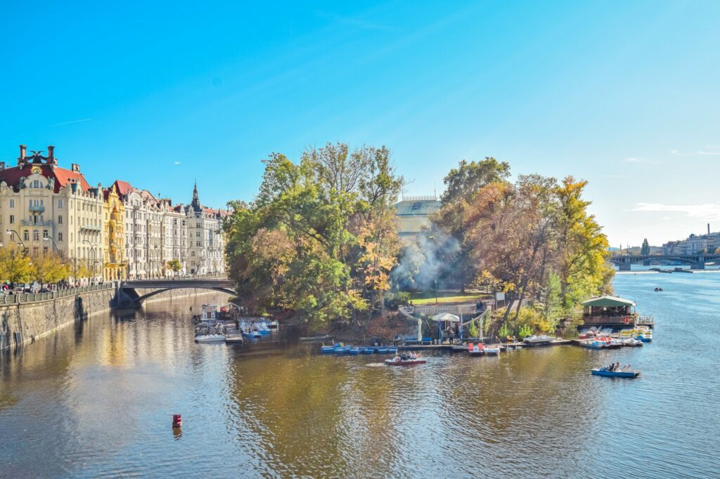 île Zofin à Prague