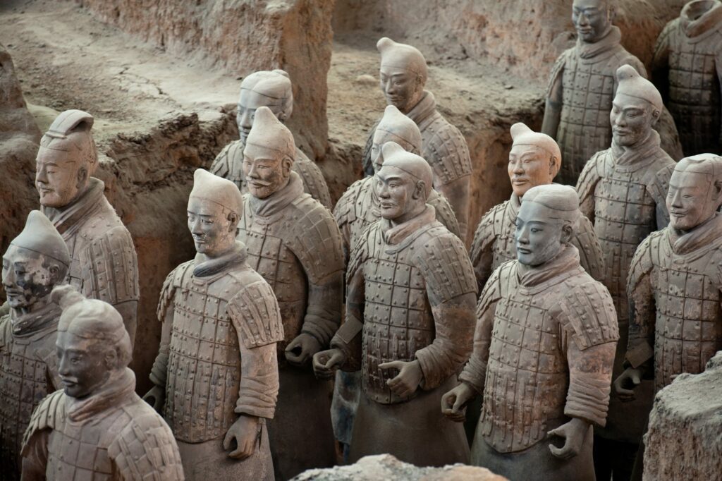 soldats en terre cuite Chine