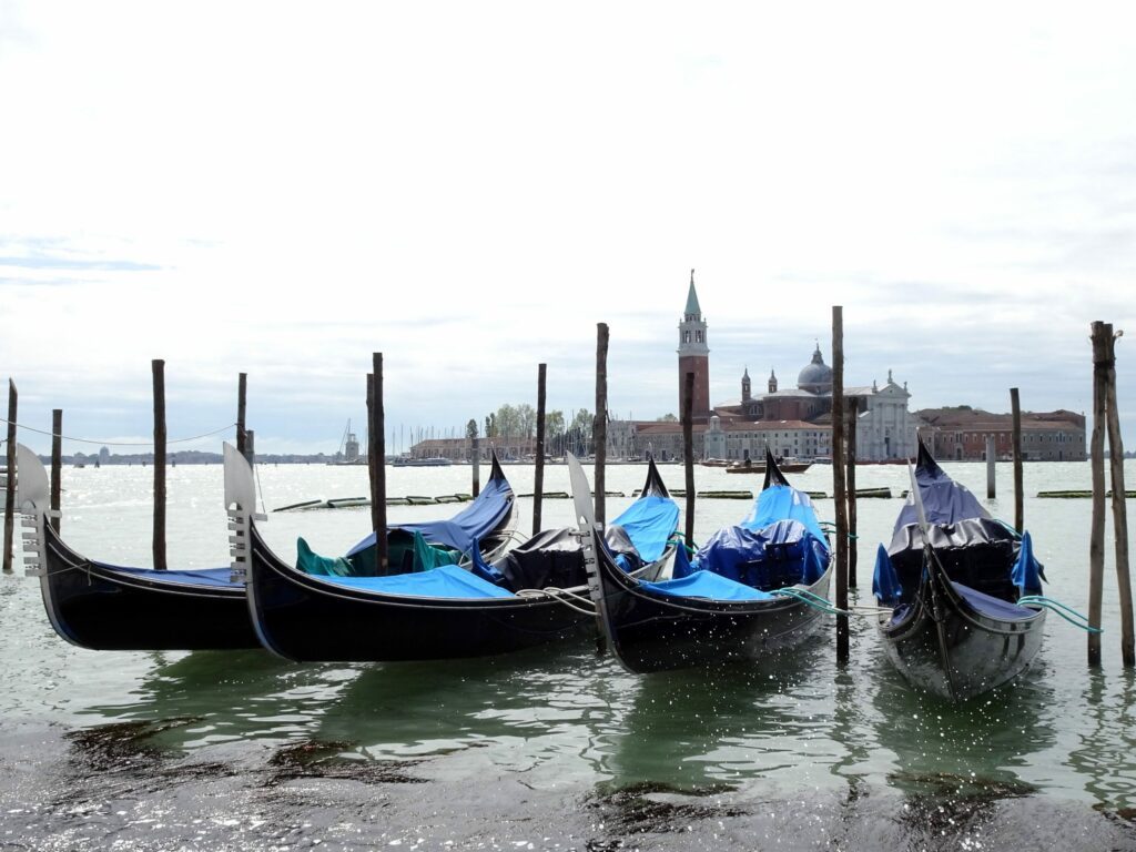 Venise, gondoles