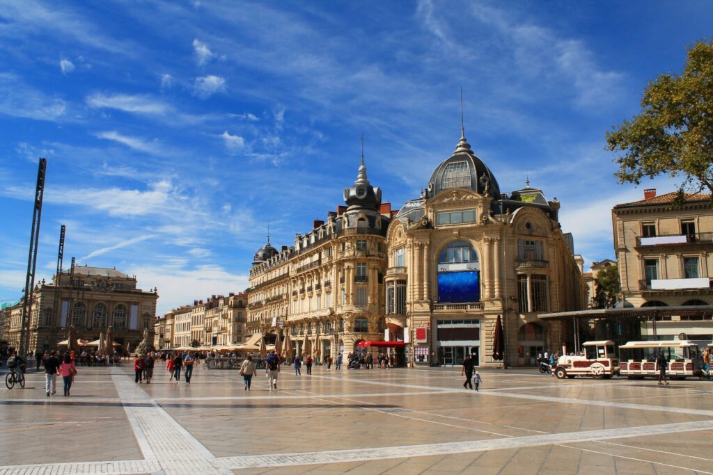 Place de la Comédie à Montpellier