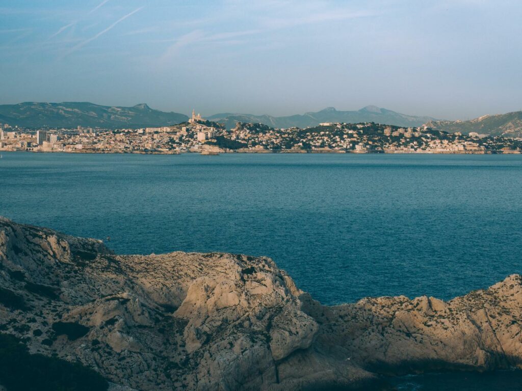 Vue de Marseille depuis l'île du Frioul