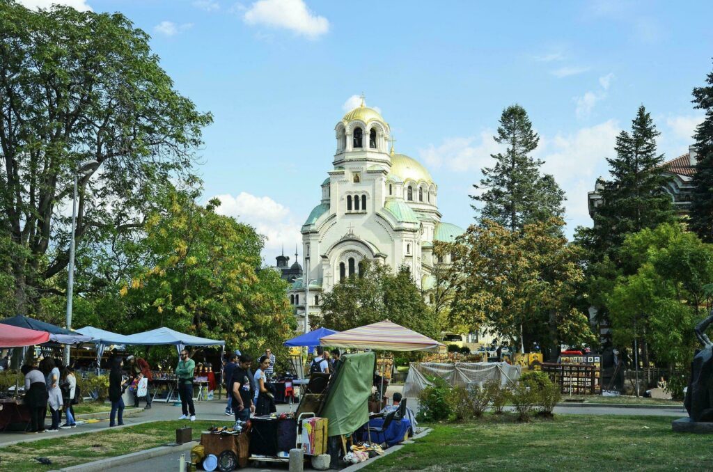 marché aux puces de Sofia