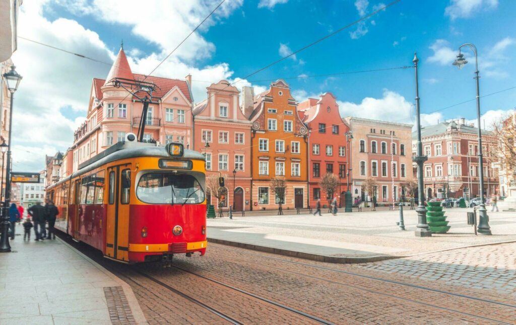 tramway à Grudziadz