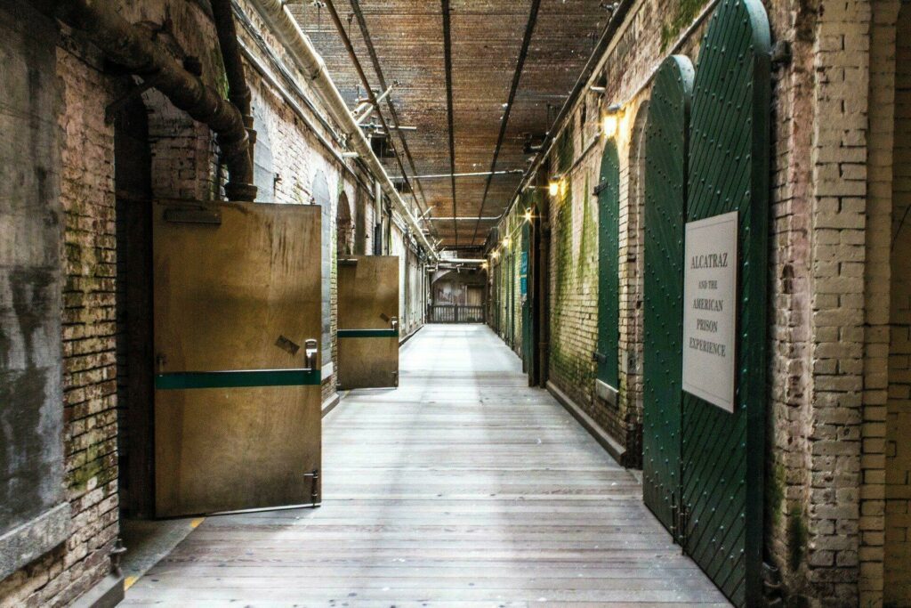 La prison d'Alcatraz, dans la baie de San Francisco