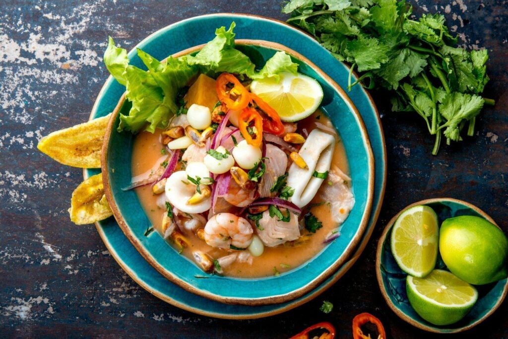 Le ceviche, plat typique du Pérou