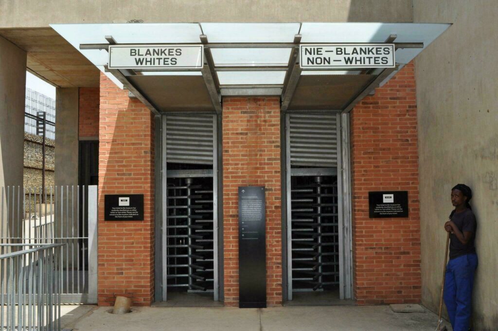 Le musée de l'Apartheid situé en Afrique du Sud