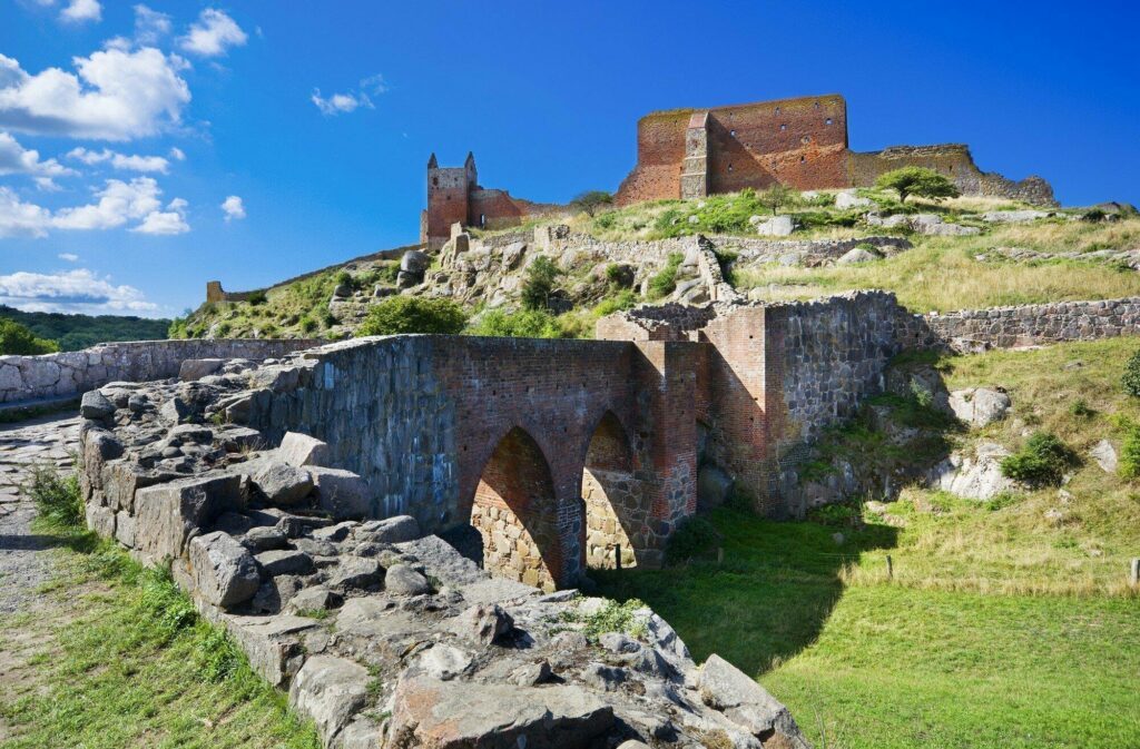 Hammershus château Danemark