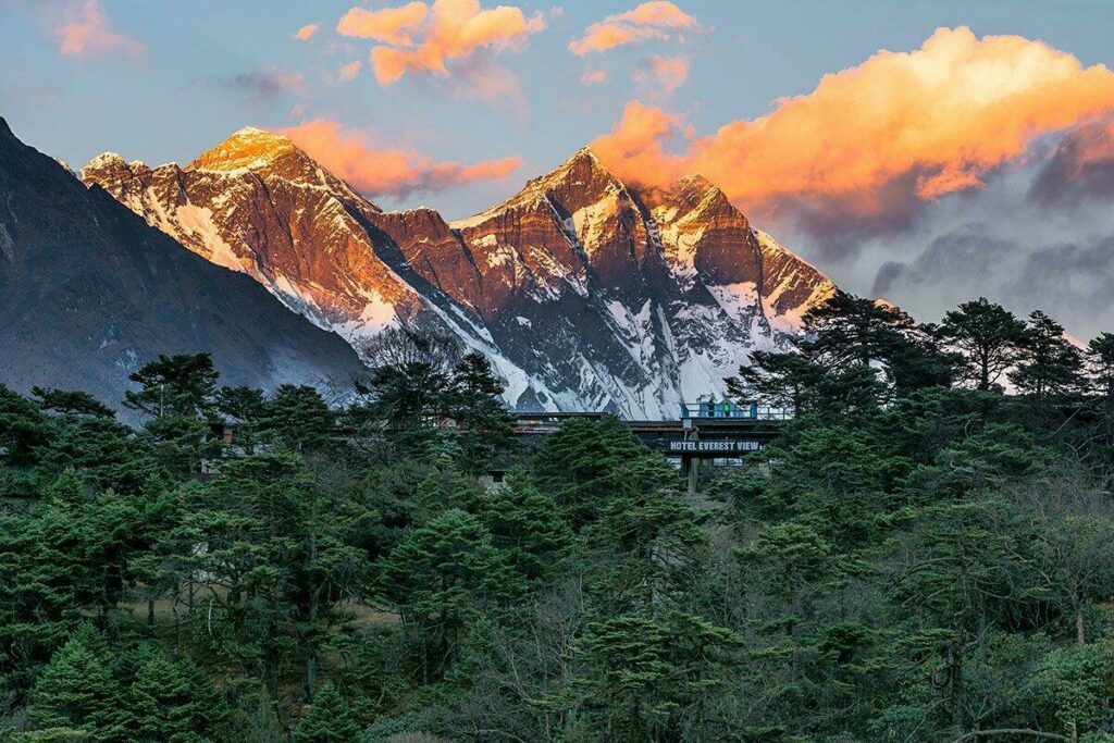 L'hôtel Everest View au Népal