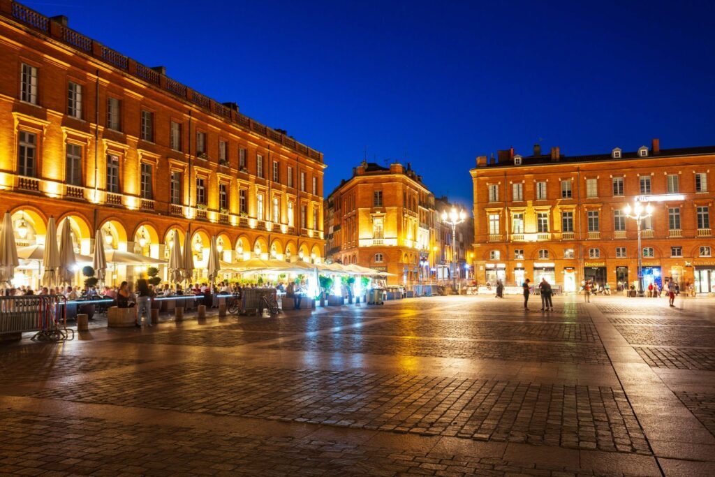 café place du Capitole à Toulouse