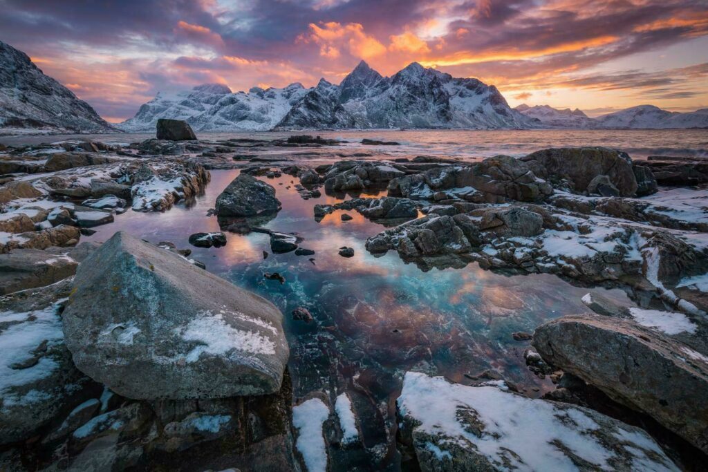 Laponie hiver norvege paysage Eternal Sunshine