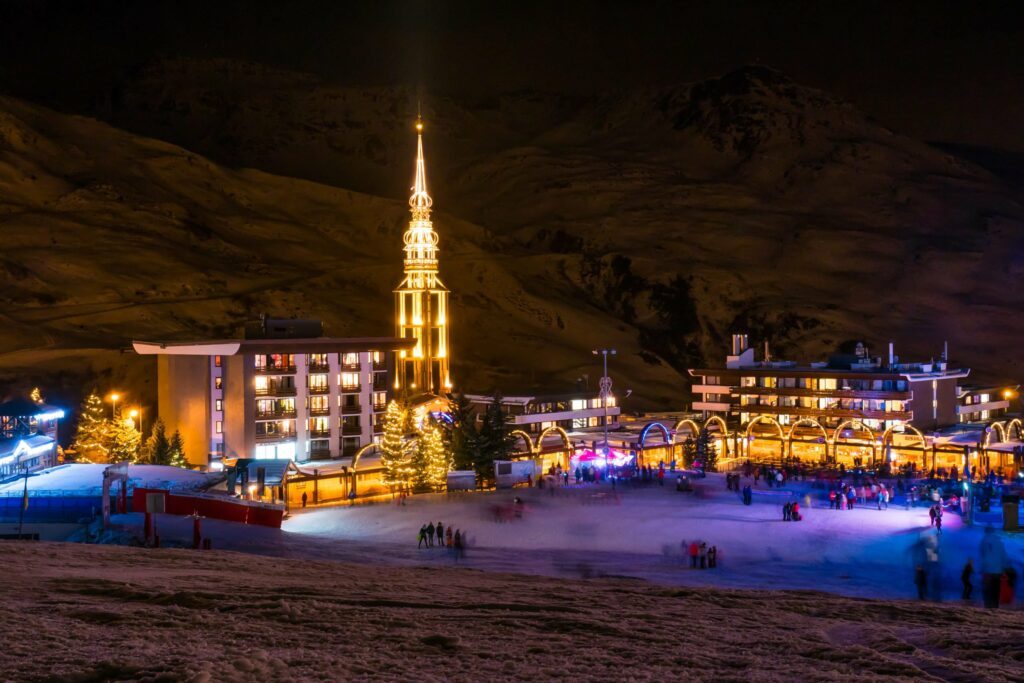 Les Menuires dans les Alpes