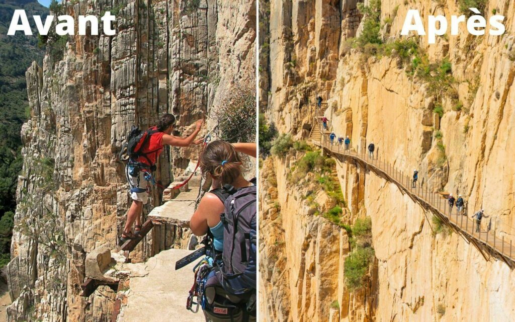 Photo de voyage du Caminito del Rey en Andalousie (Espagne)