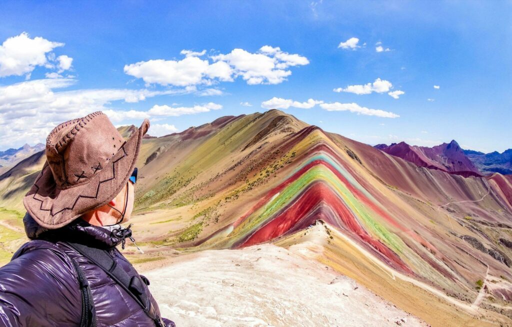 Photo de voyage sur la montagne Vinicunca au Pérou