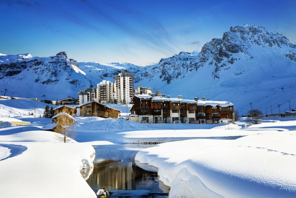 Tignes dans les Alpes