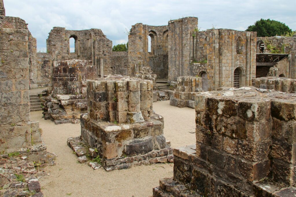 ancienne abbaye Landévennec Bretagne