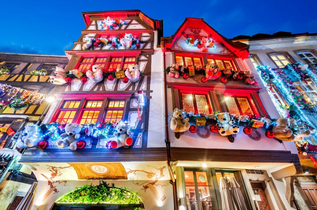 Villes Decoradas De Noel D coration Village De No l Un 
