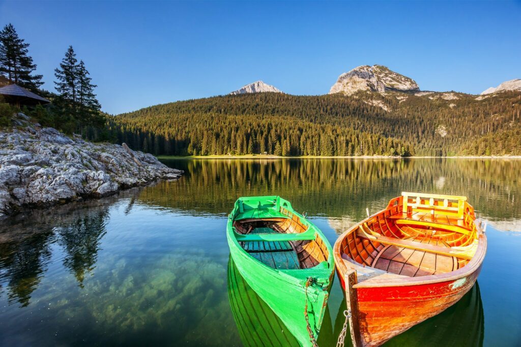 Lac noir dans le parc national Durmitor