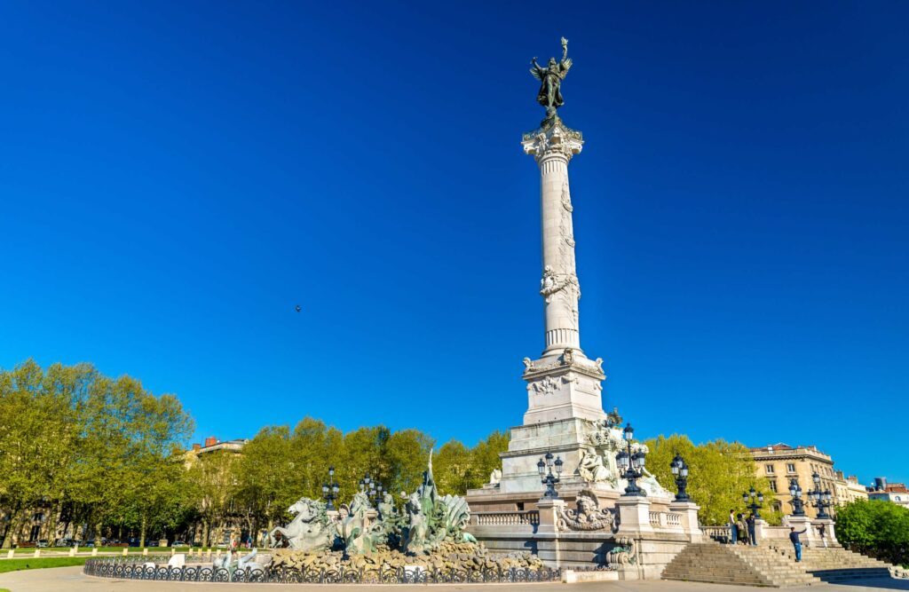 Place des Quinconces à Bordeaux