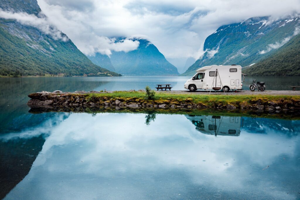 camper dans la nature en Van