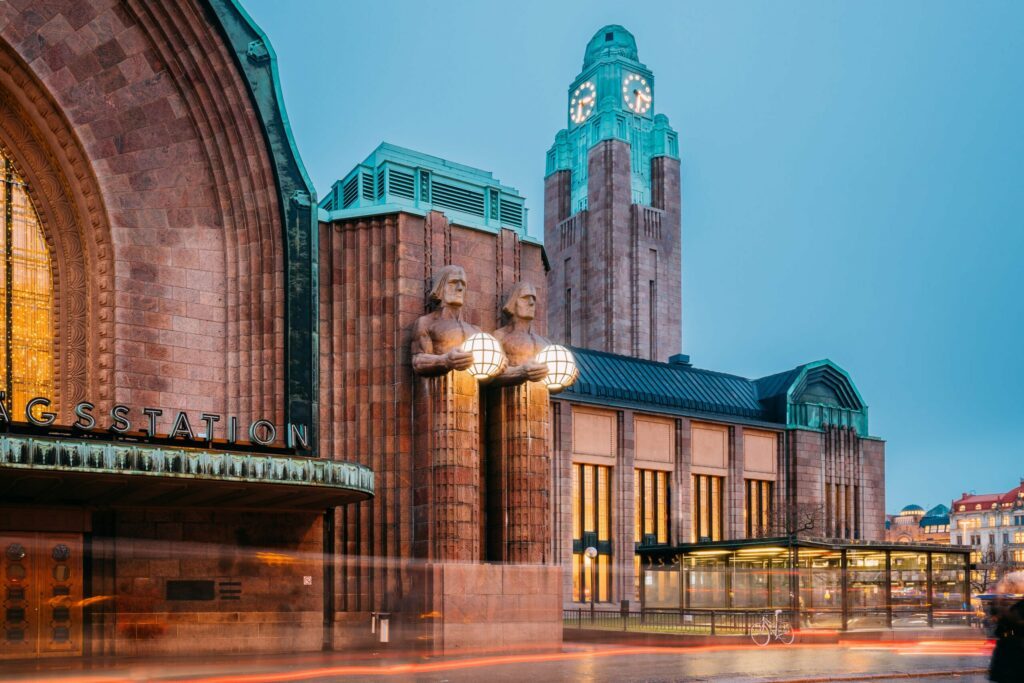 La gare d'Helsinki