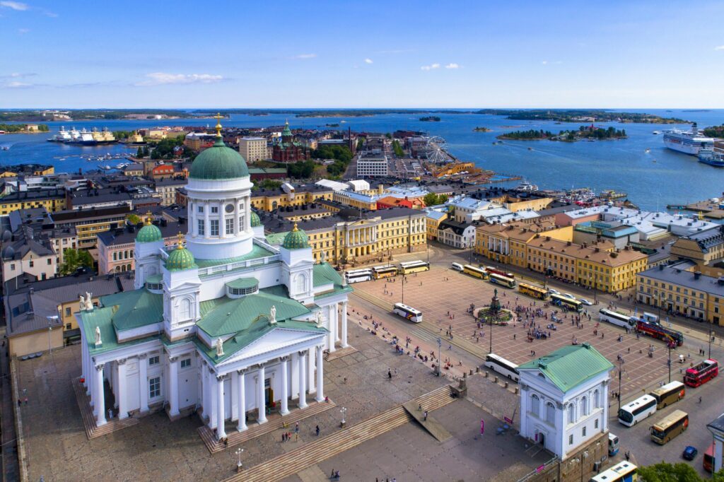 place du Sénat à Helsinki