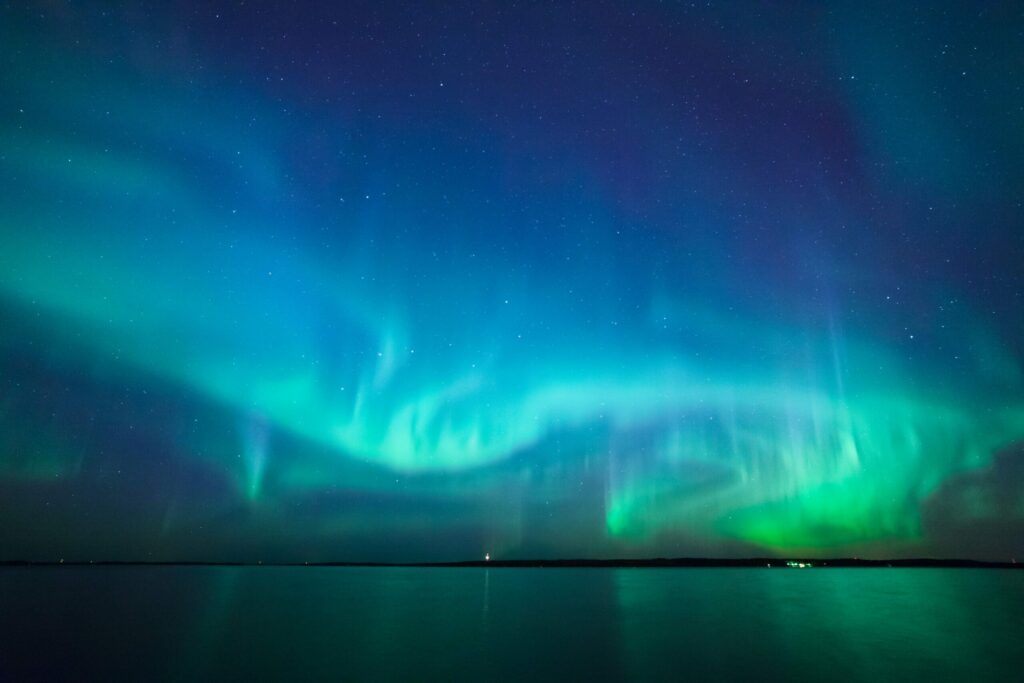 aurores boréales en Finlande