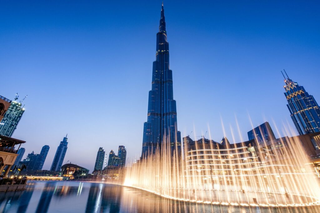 Burj Khalifa le soir