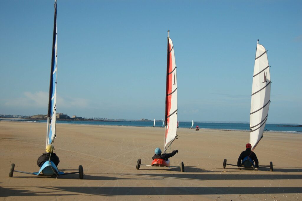 char à voile à faire à Saint-Malo