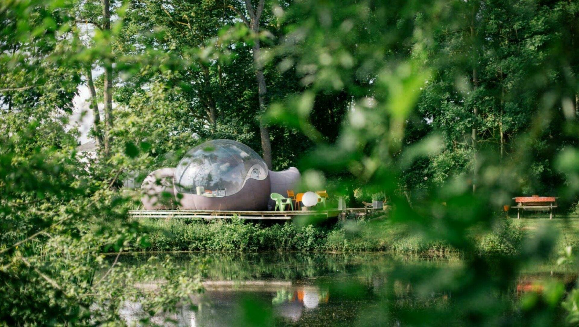Dormir dans une bulle en pleine nature