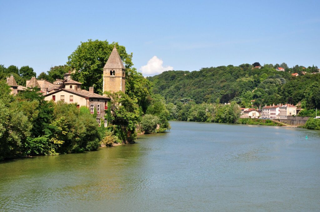 île Barbe à Lyon