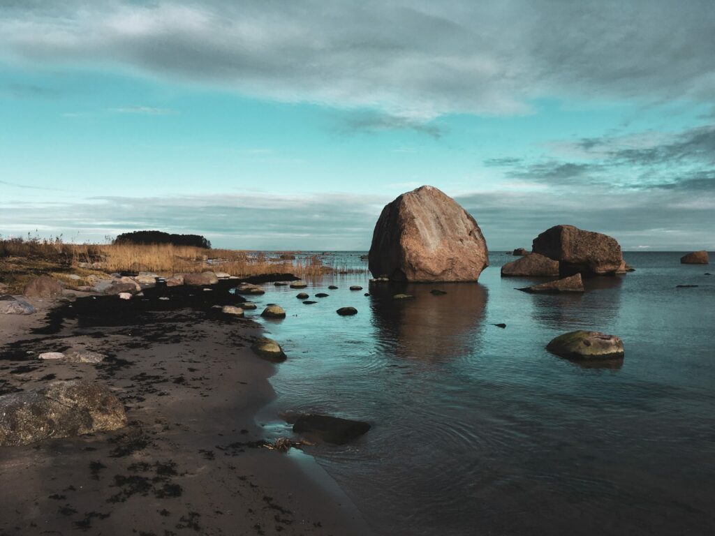 les rochers de Vana Juri Estonie