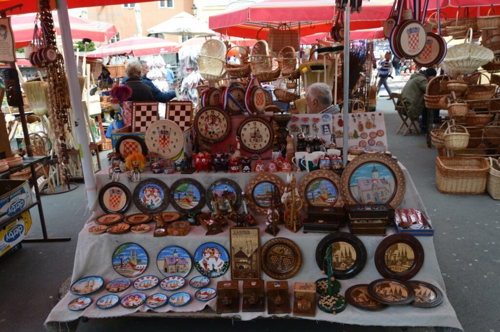 marché de Dolac à Zagreb