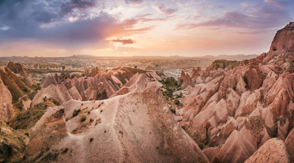 Vallée rouge en Cappadoce