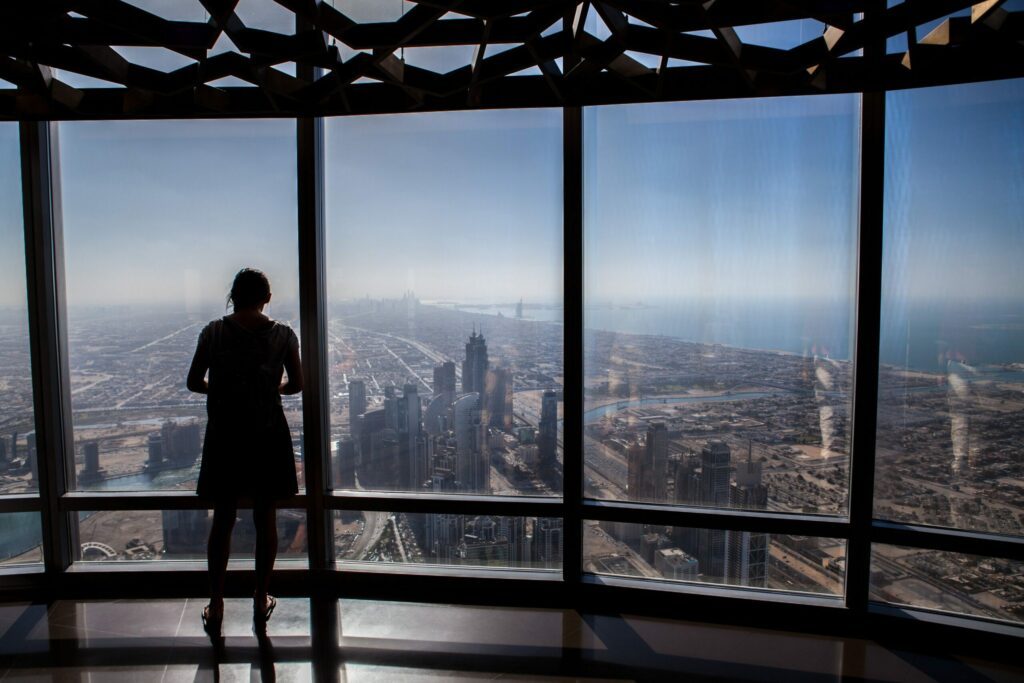 vue depuis le Burj Khalifa