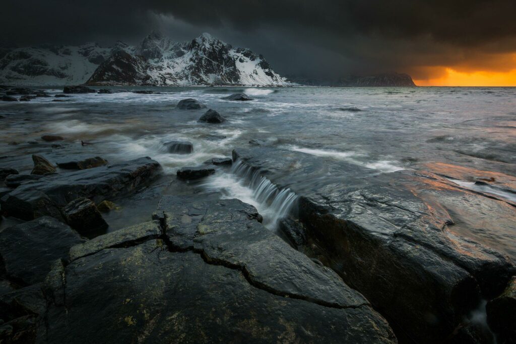 le climat des Lofoten en hiver