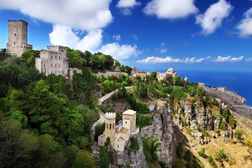 Erice parmi les plus beaux paysages de Sicile