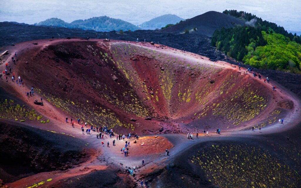 le cratère de l'Etna